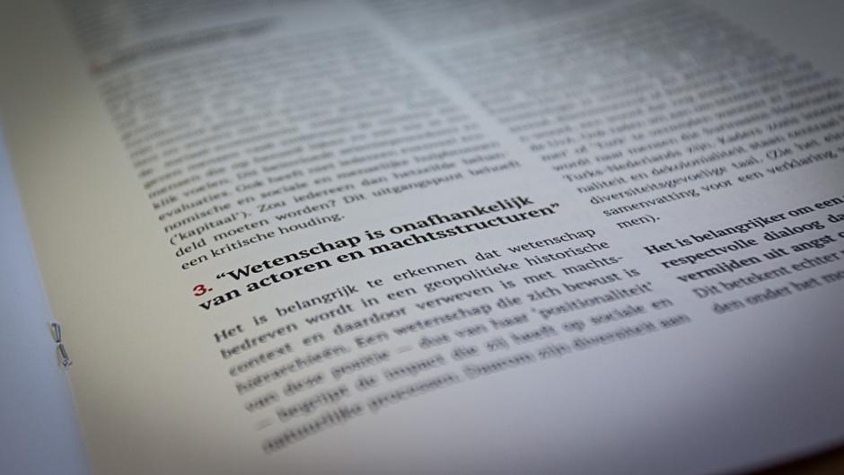 Een pagina uit het rapport