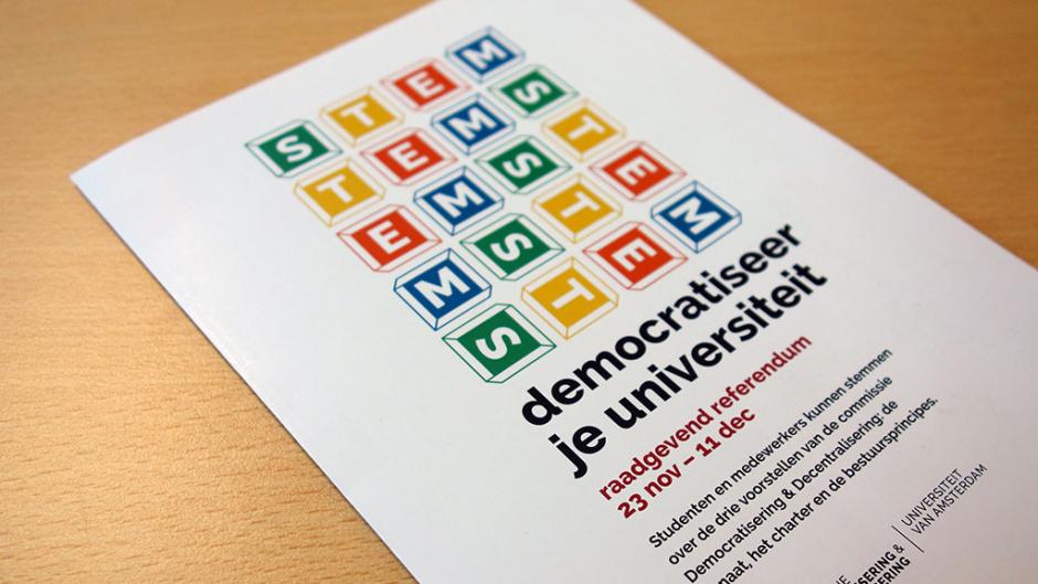 Een neutrale campagnefolder